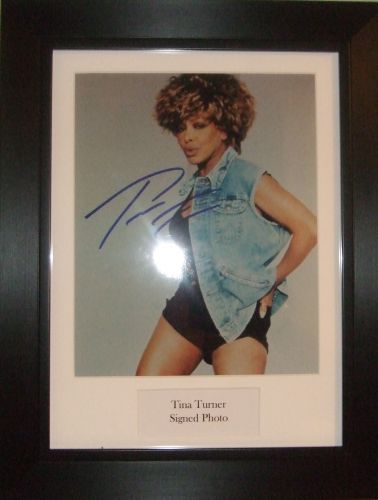 Autogramm Musik-Legende Tina Turner Autograph 
