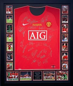Manchester United 2008 Champions League Signed Shirt