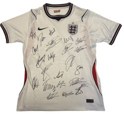 England Team Signed 2026 World Cup Shirt