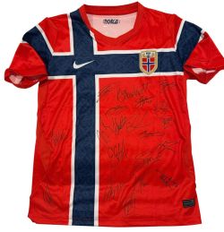 Norway 2026 World Cup Squad Signed Shirt